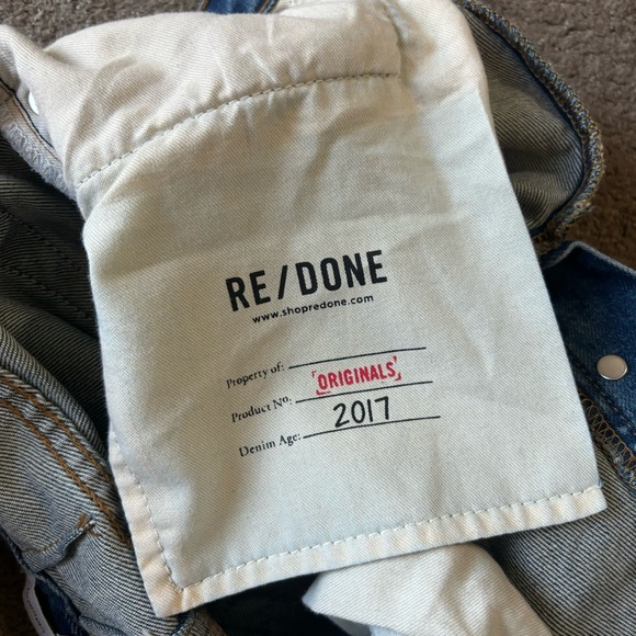 RE/DONE Originals Ultra High Rise Skinny with Stretch in Medium Dusty - Picture 12 of 13